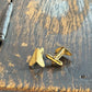 Vintage Gold-Tone Triangular Cufflinks