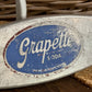 Vintage Grapette Advertising General Store Door Push Sign - The Mustard Seed Collection, The Seed