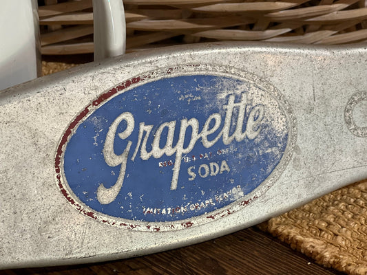 Vintage Grapette Advertising General Store Door Push Sign - The Mustard Seed Collection, The Seed
