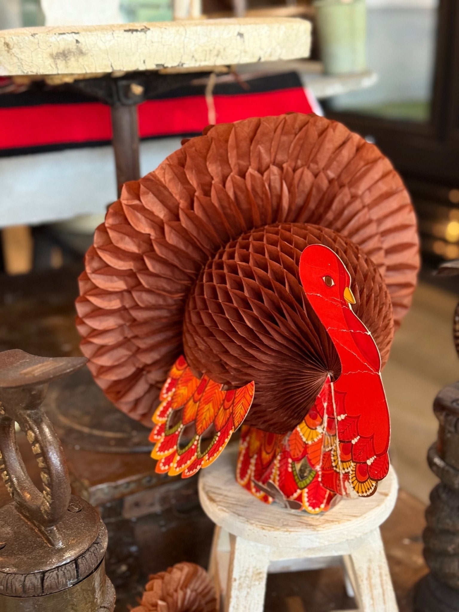 Vintage Hallmark Turkey Centerpiece Set - The Mustard Seed Collection, The Seed