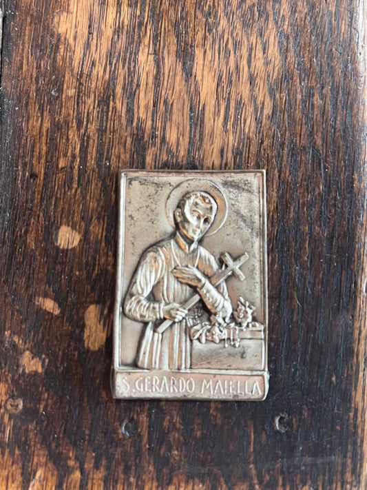 Vintage Hammered Metal of St. Gerard Majella - The Mustard Seed Collection, The Seed