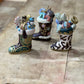 Vintage Hand-Painted Ceramic Christmas Boot Ornaments - Filled with Nostalgic Toys (Sold Separately) - The Mustard Seed Collection, The Seed