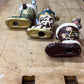 Vintage Hand-Painted Ceramic Christmas Boot Ornaments - Filled with Nostalgic Toys (Sold Separately) - The Mustard Seed Collection, The Seed