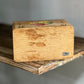 Painted Rooster Wooden Recipe Box with A–Z Dividers – Finger-Jointed Farmhouse Kitchen Box