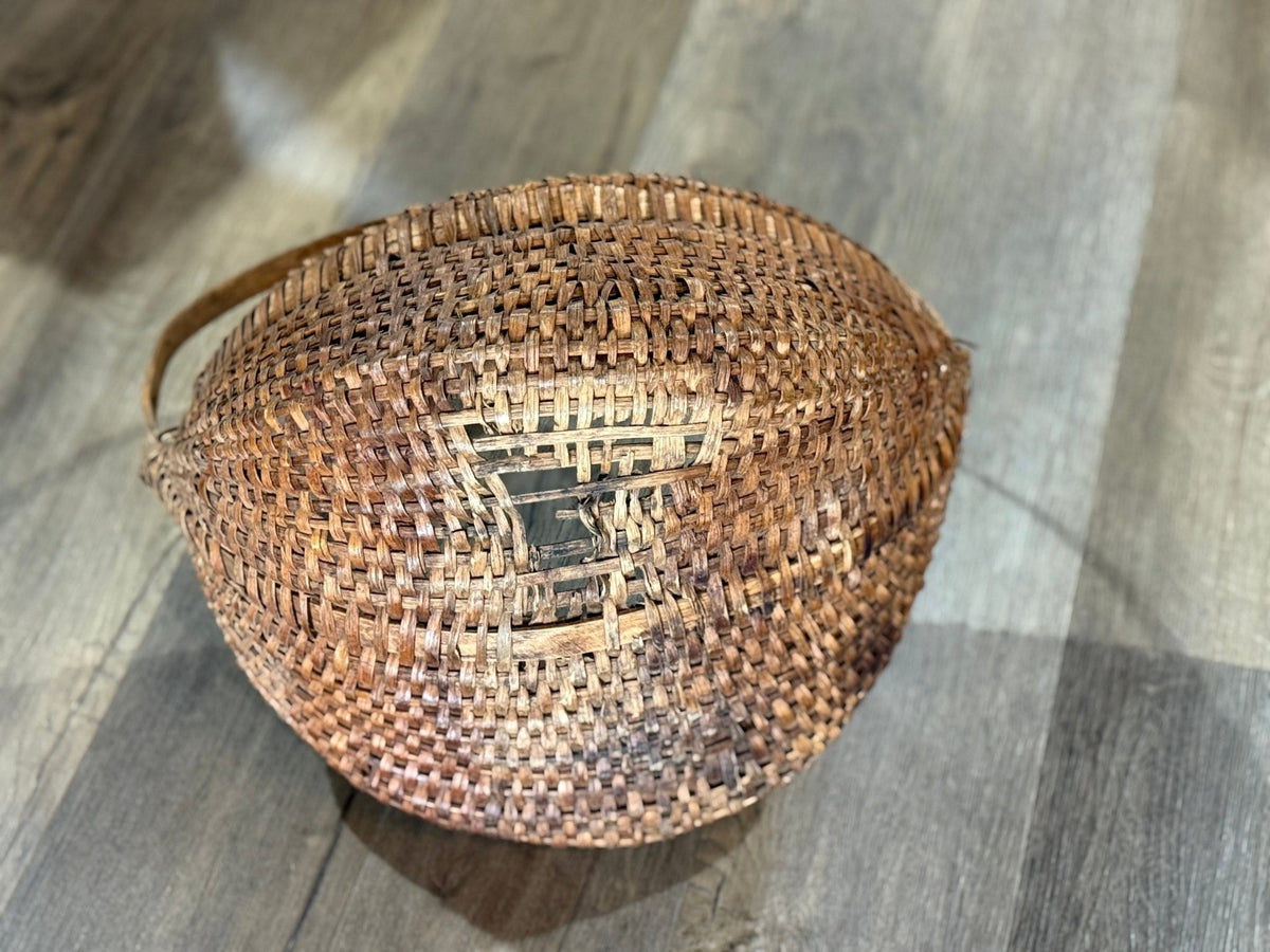 Vintage Handmade Basket - The Mustard Seed Collection, The Seed