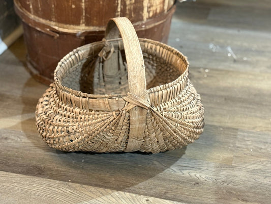 Vintage Handmade Basket - The Mustard Seed Collection, The Seed