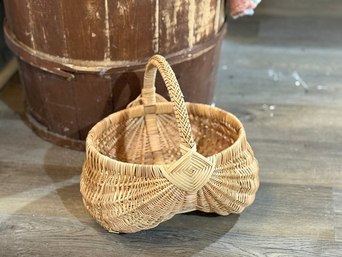 Vintage Handmade Basket - The Mustard Seed Collection, The Seed