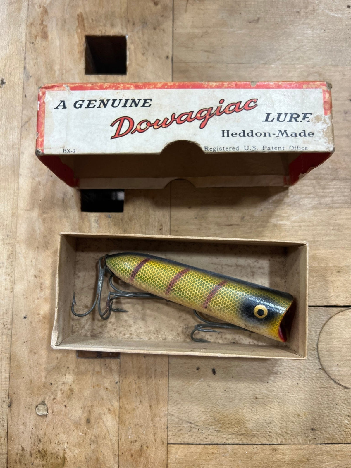 Vintage Heddon River Runt Spook Lure - The Mustard Seed Collection, The Seed