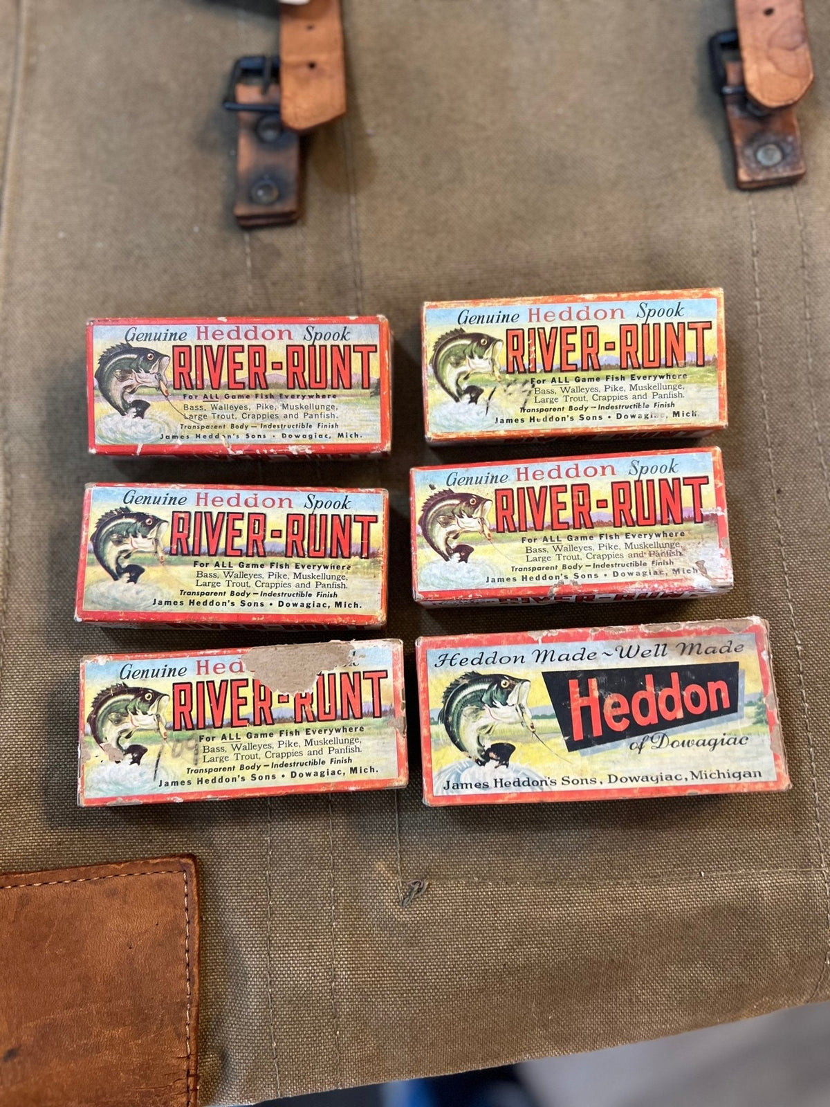 Vintage Heddon River Runt Spook Lure - The Mustard Seed Collection, The Seed