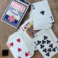 Vintage Hoyle official poker playing cards-blue Shell back and Nevada finish 