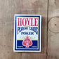 Vintage Hoyle official poker playing cards-blue Shell back and Nevada finish 