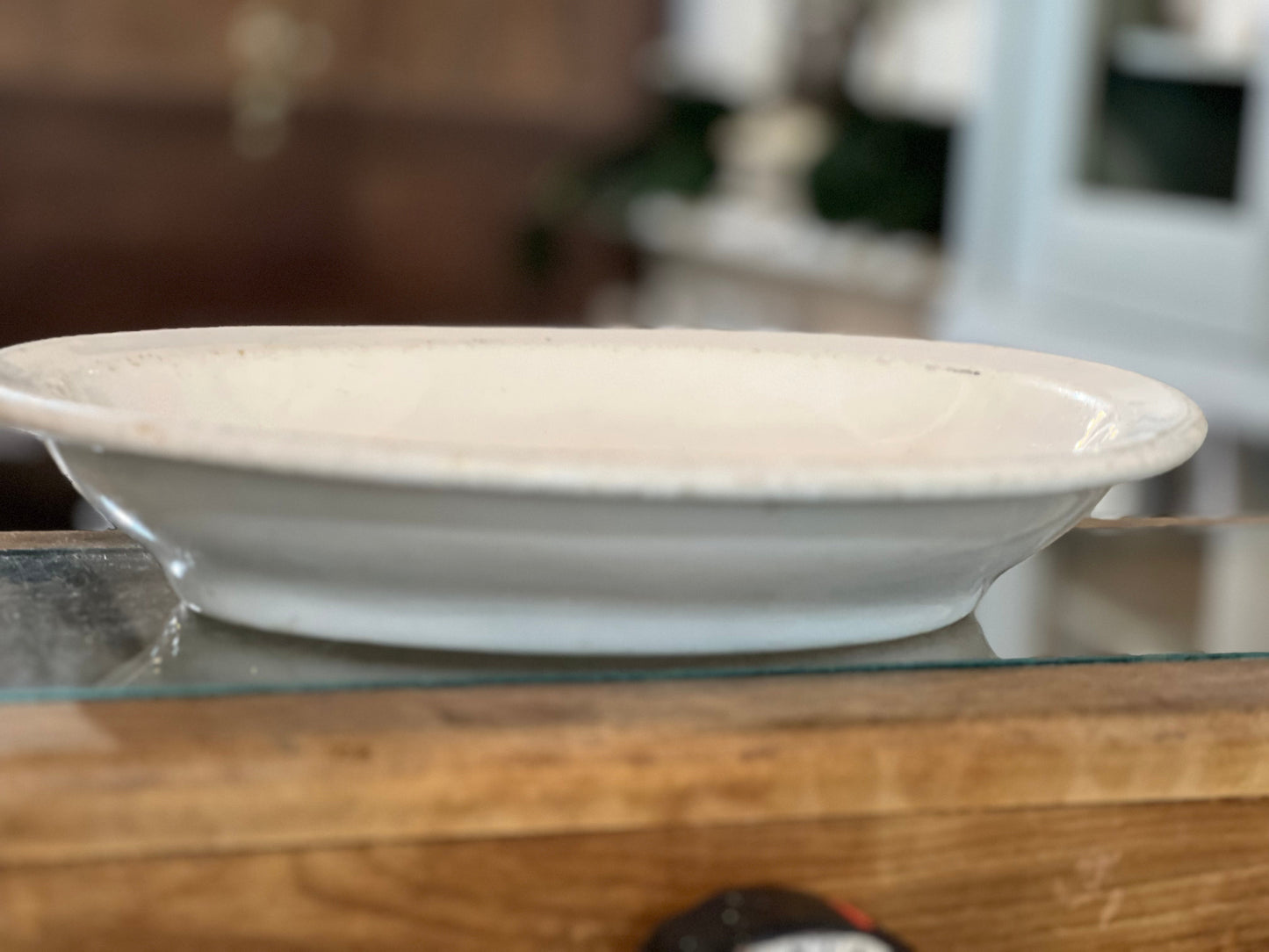 Vintage Ironstone Serving Dish Vegetable Deep Unique Depth Shenango China New Castle PA