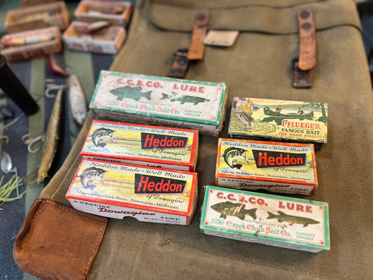 Vintage Lure Box (empty) - The Mustard Seed Collection, The Seed