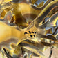 Vintage M. Hinz Signed Brass & Driftwood Marine Fish Sculpture (1987) – 12" x 8" 