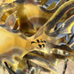 Vintage M. Hinz Signed Brass & Driftwood Marine Fish Sculpture (1987) – 12" x 8"