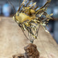 Vintage M. Hinz Signed Brass & Driftwood Marine Fish Sculpture (1987) – 12" x 8"