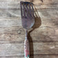 Vintage Metal Slotted Spatula with Painted Wooden Handle - The Mustard Seed Collection, The Seed