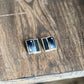 Vintage Mid-Century Black Enamel & Gold Tone Dandelion Clip-On Earrings