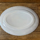 Vintage Milk Glass Anchor Hocking Turkey Platter