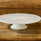 Vintage Milk Glass Cake Stand - The Mustard Seed Collection, The Seed