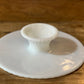 Vintage Milk Glass Cake Stand - The Mustard Seed Collection, The Seed