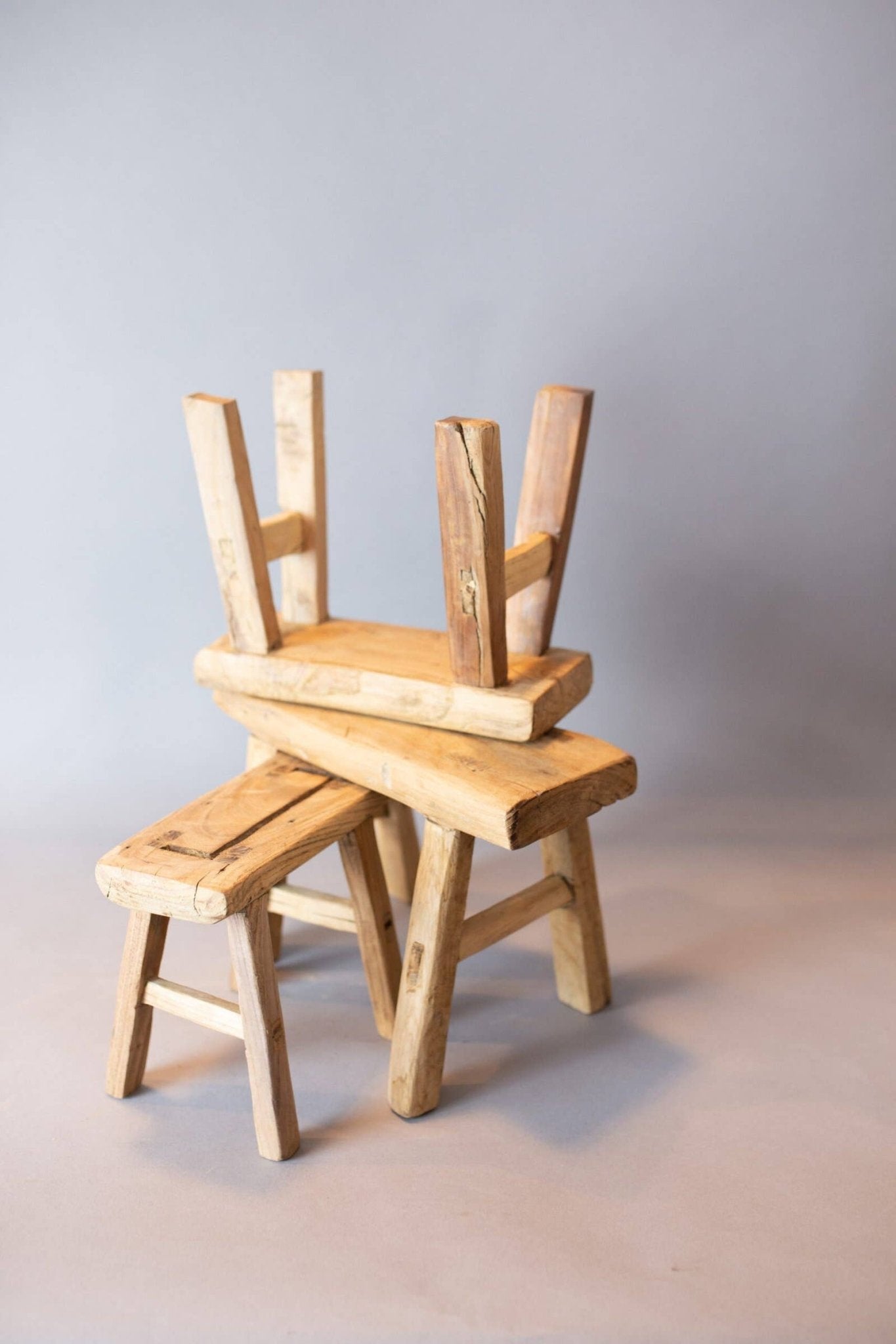 Vintage Mini Stools - The Mustard Seed Collection, The Seed