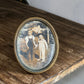 Vintage Miniature Oval Solid Brass Picture Frame – MHW 306 Heart Easel Back The Mustard Seed Collection, The Seed