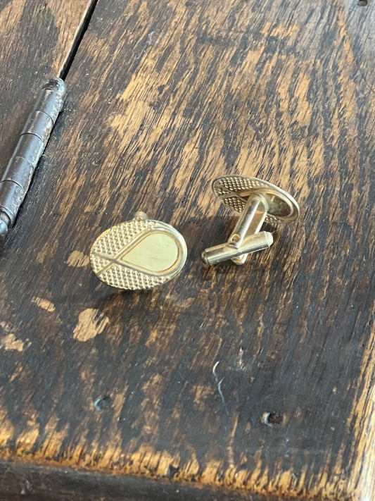 Vintage Mother of Pearl Alabaster Cufflinks - The Mustard Seed Collection, The Seed