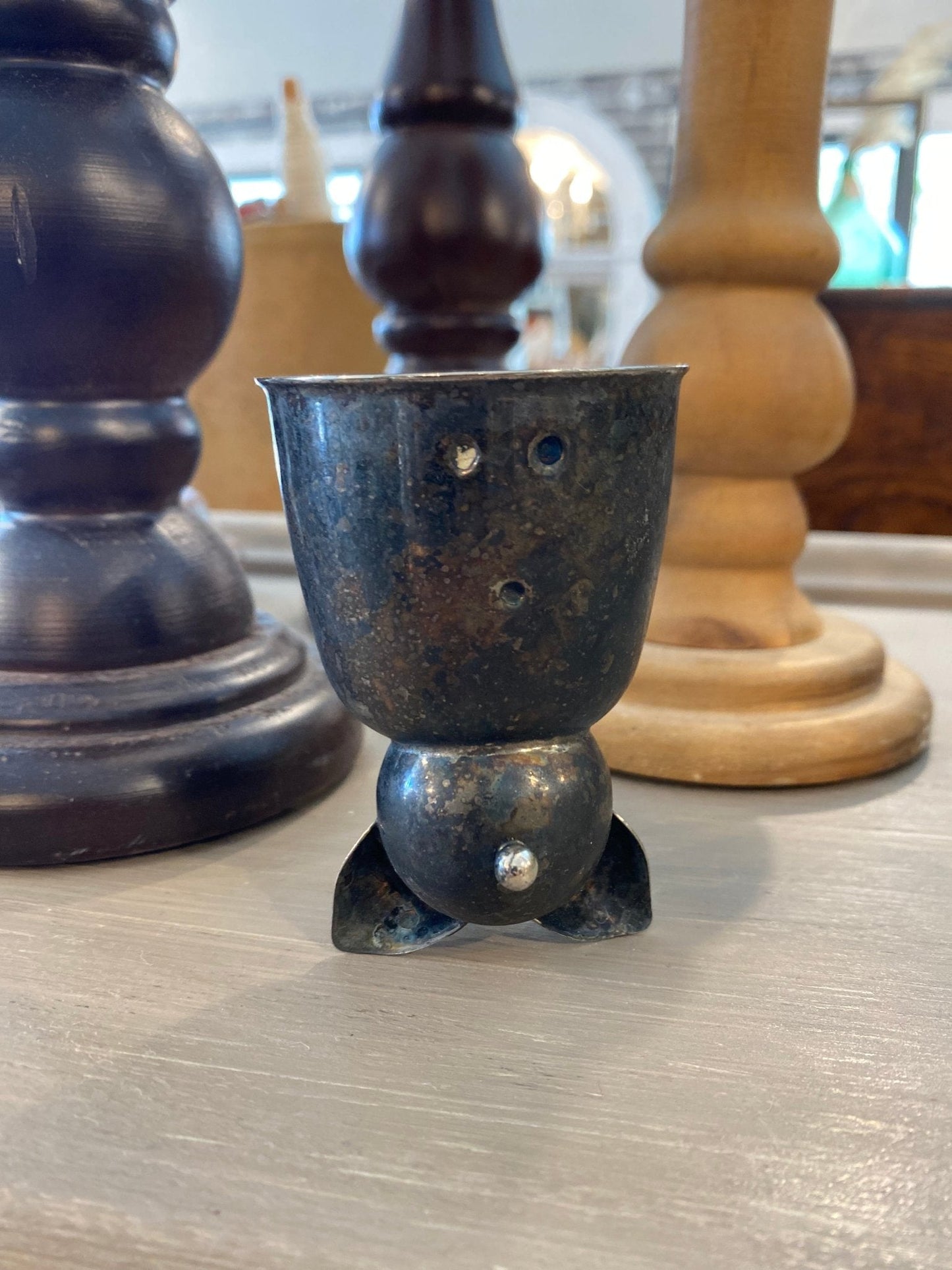 Vintage Napier 2oz Mouse Shaped Shot Glass