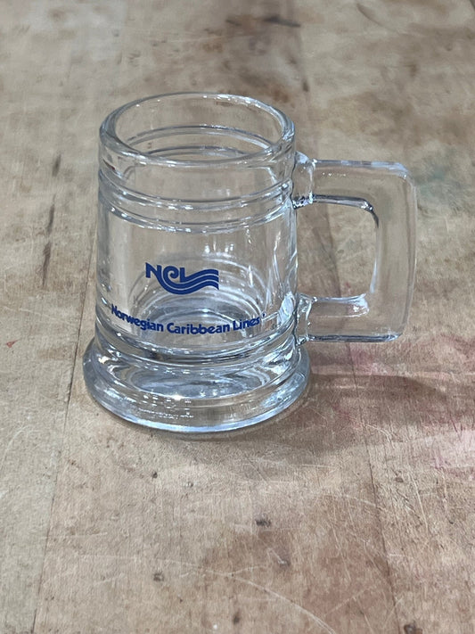Vintage Norwegian Caribbean Lines (NCL) Miniature Shot Glass Mug - The Mustard Seed Collection, The Seed