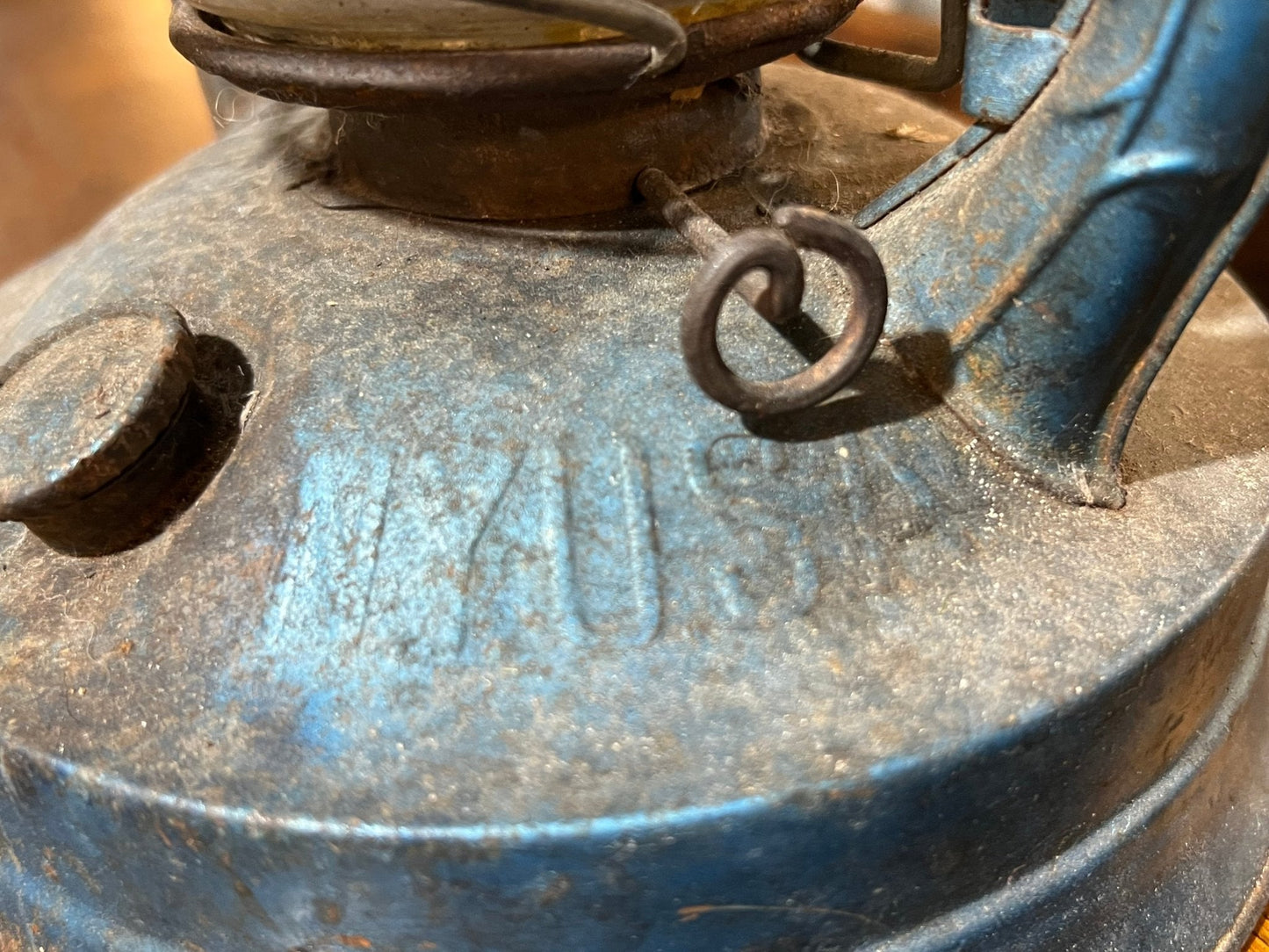 Vintage Nyusin Blue Lantern - The Mustard Seed Collection, The Seed