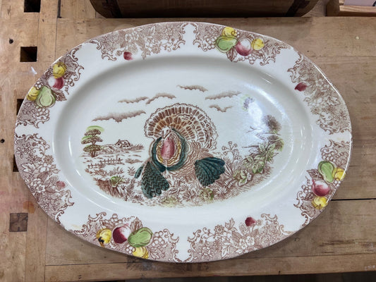 Vintage Oval Turkey Platter 