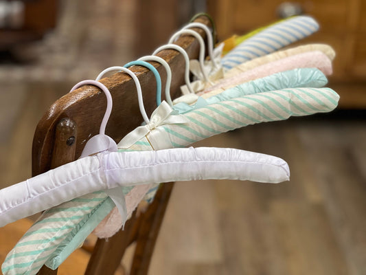 Vintage Padded Fabric Clothes Hangers | Cottagecore Closet Decor (Sold Individually)hanger