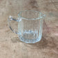 Vintage Paneled Clear Glass Mini Creamer Pitcher - The Mustard Seed Collection, The Seed