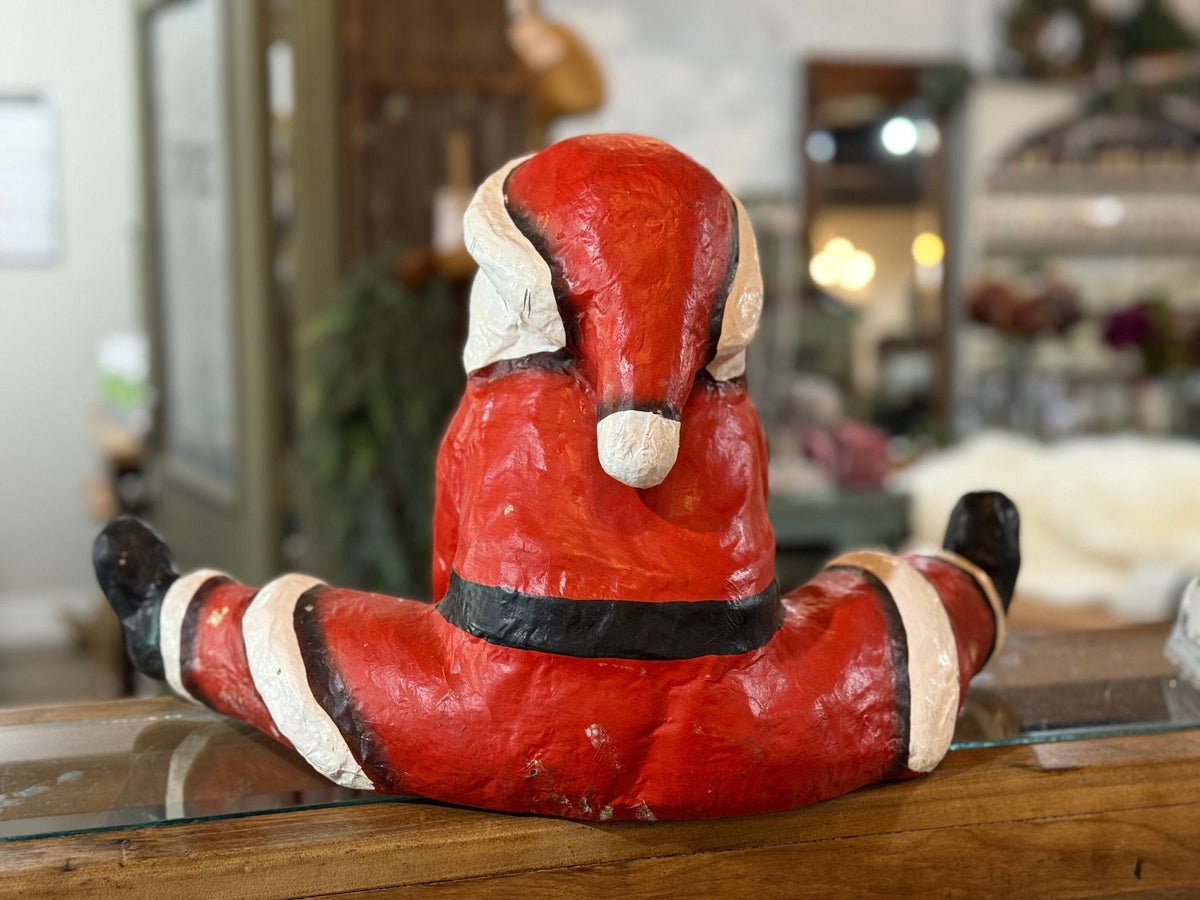 Vintage Paper Mache Santa - The Mustard Seed Collection, The Seed