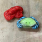 Vintage Paul Brent Ceramic Coastal Lobster & Crab Salt and Pepper Shakers Set
