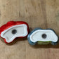 Vintage Paul Brent Ceramic Coastal Lobster & Crab Salt and Pepper Shakers Set 