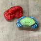 Vintage Paul Brent Ceramic Coastal Lobster & Crab Salt and Pepper Shakers Set 