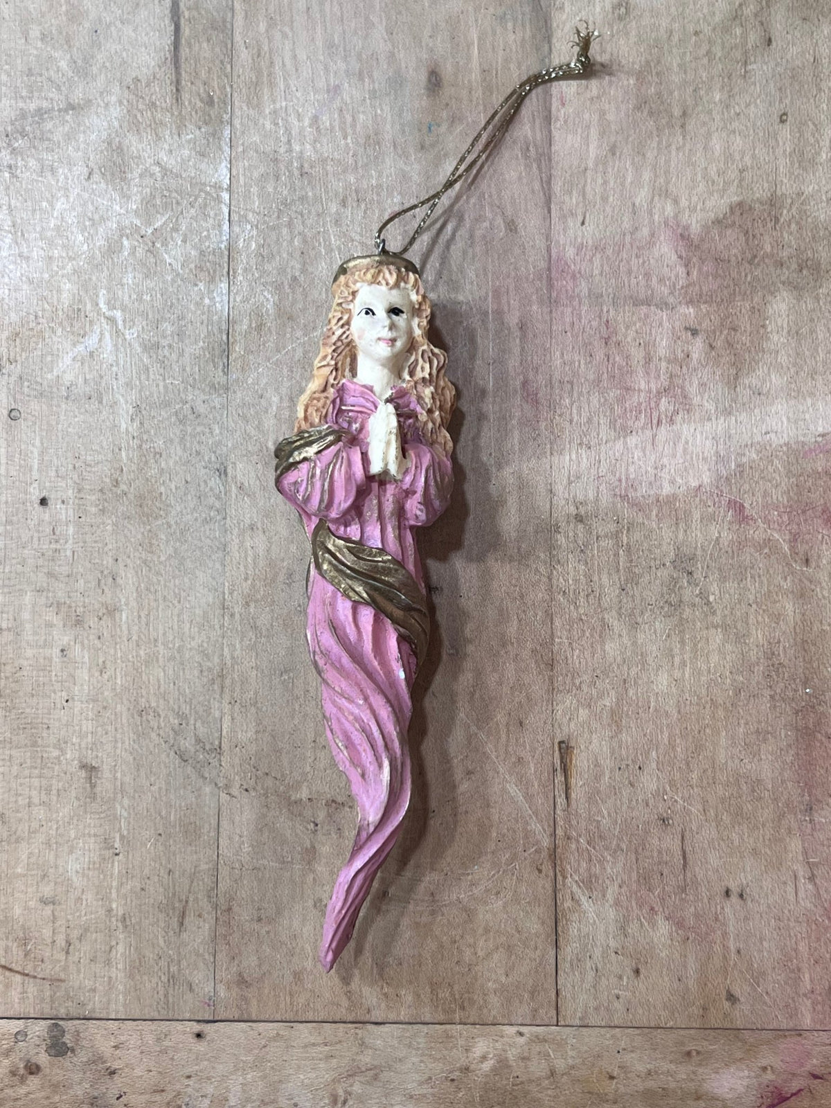 Vintage Pencil Angel Icicle Ornaments – Resin Christmas Tree Hanging Figurines (Sold Individually) - The Mustard Seed Collection, The Seed