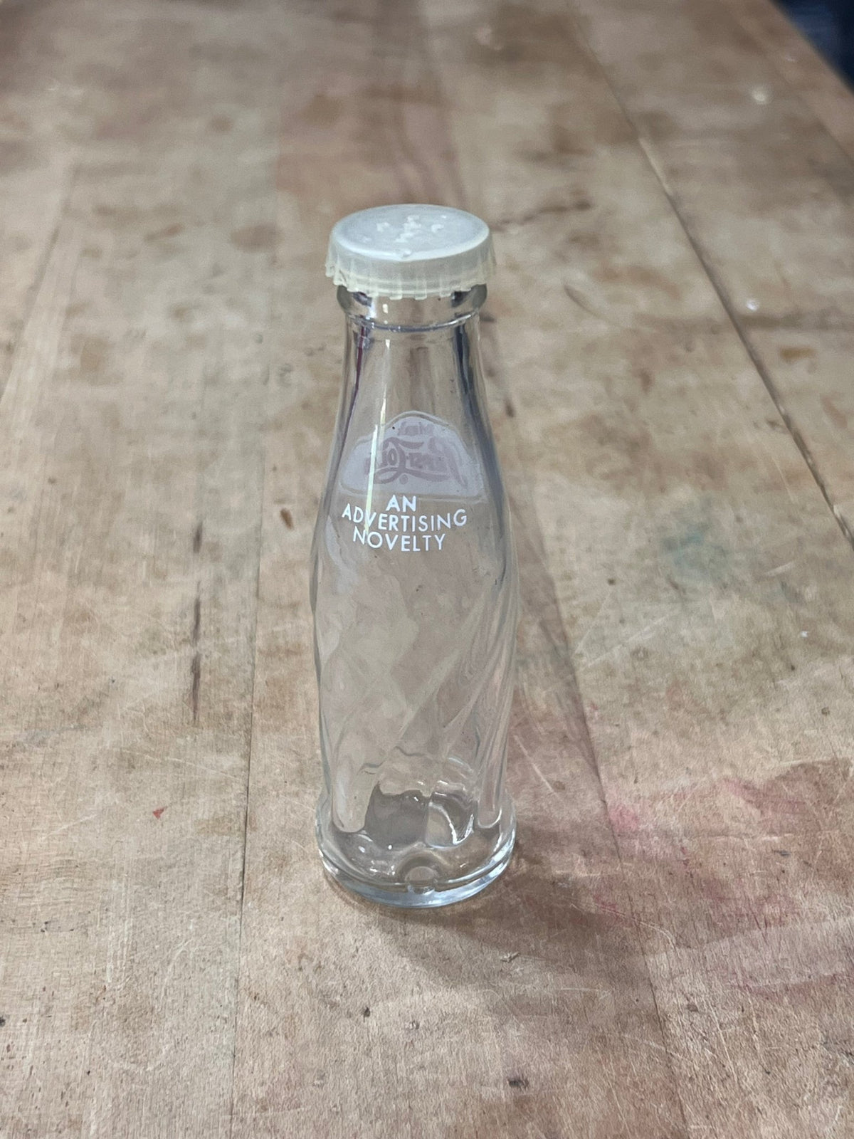 Vintage Pepsi-Cola Miniature Glass Advertising Shaker - The Mustard Seed Collection, The Seed