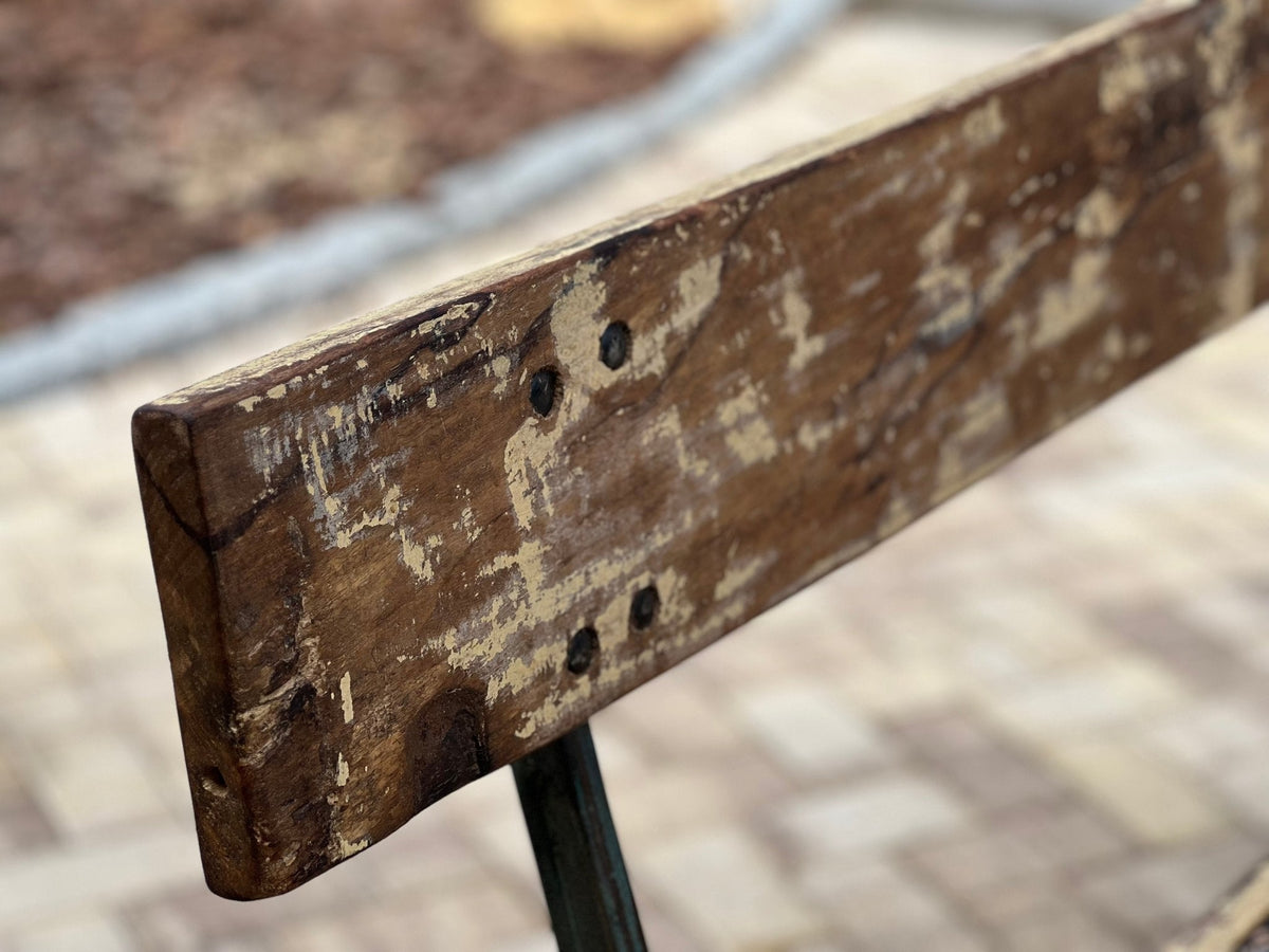 Vintage Railway Bench - The Mustard Seed Collection, The Seed