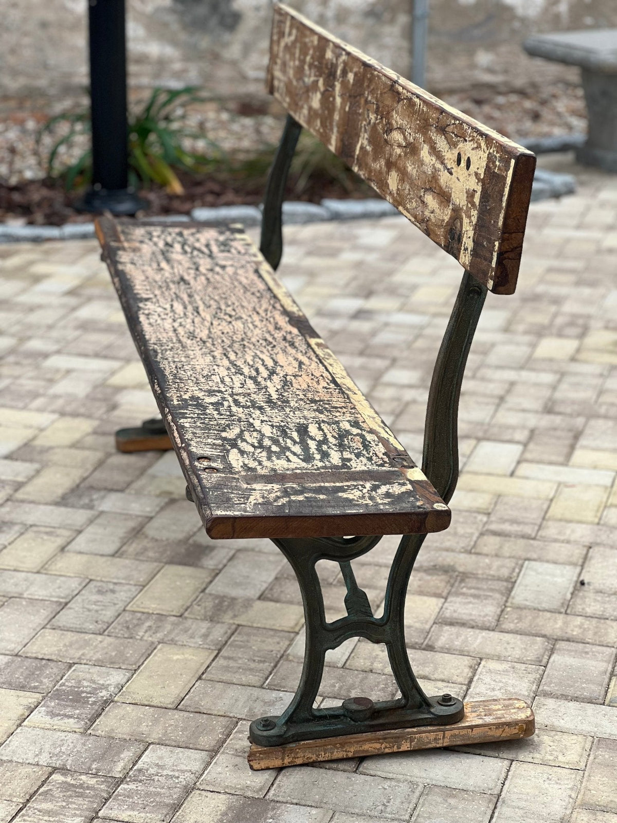Vintage Railway Bench - The Mustard Seed Collection, The Seed