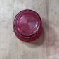 Vintage Ruby Red Hobnail Glass Votive Candle Holder - The Mustard Seed Collection, The Seed