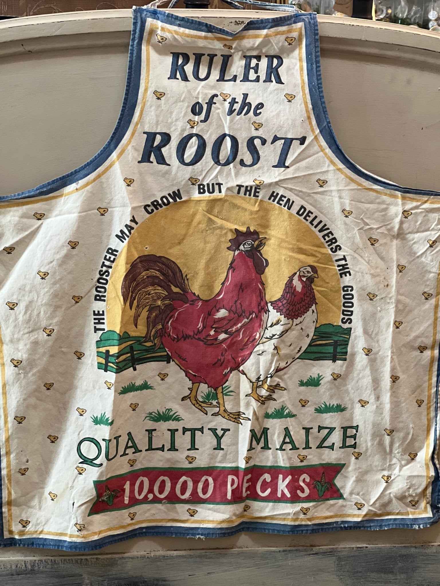 Vintage "Ruler of the Roost" Apron 