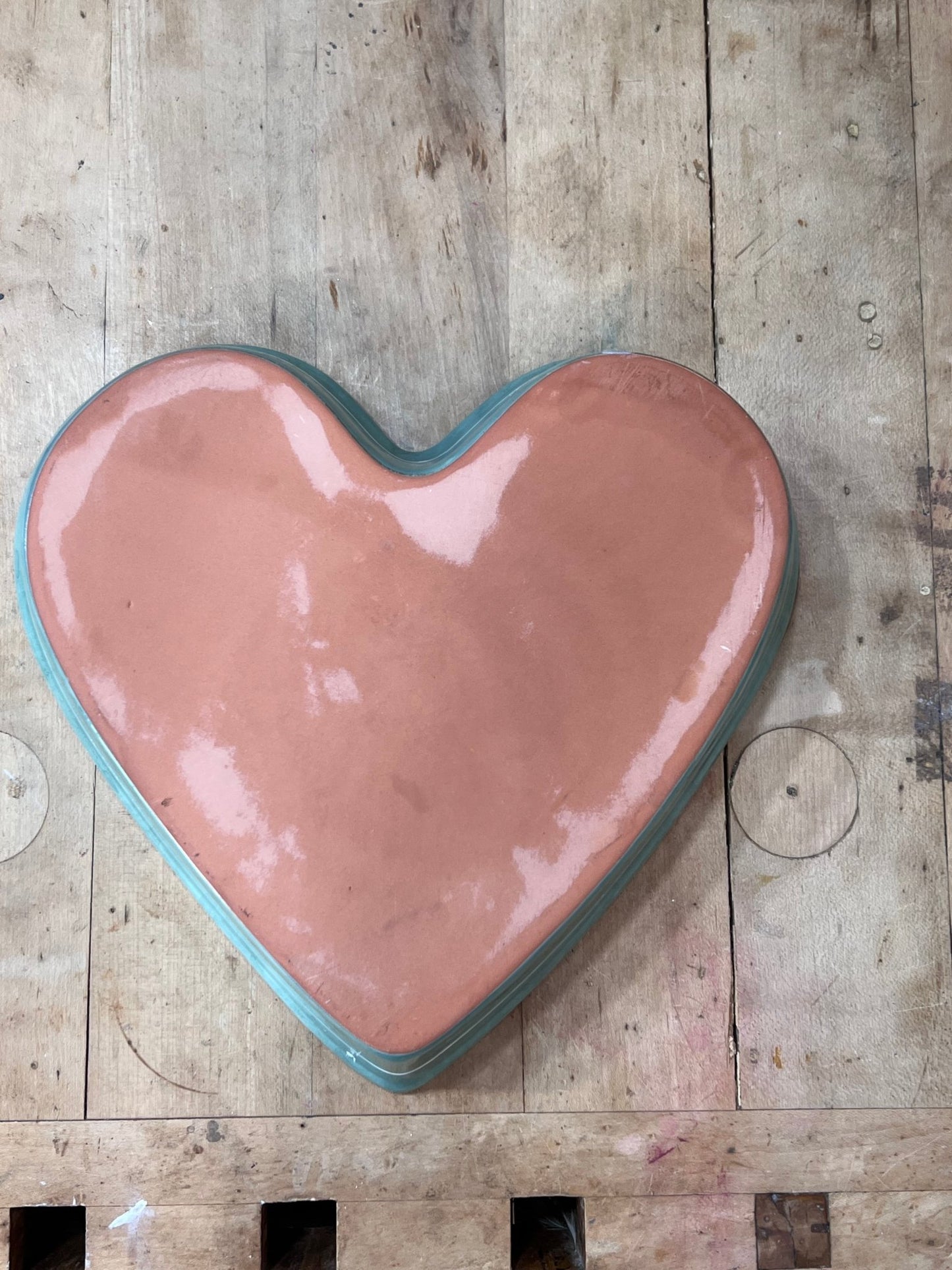 Vintage Rustic Stoneware Heart-Shaped Apple Baking & Serving Dish - The Mustard Seed Collection, The Seed