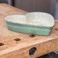 Vintage Rustic Stoneware Heart-Shaped Grape Baking & Serving Dish - The Mustard Seed Collection, The Seed