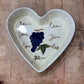 Vintage Rustic Stoneware Heart-Shaped Grape Baking & Serving Dish - The Mustard Seed Collection, The Seed