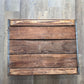 Vintage Rustic Wooden Crate Tray / Shallow Industrial Factory ToteBox