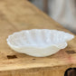 Vintage Shell Milk Glass Dish