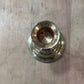 Vintage Solid Brass Taper Candlestick Holder – 6" Classic Turned Brass Tabletop Candle Stand, Made in India - The Mustard Seed Collection, The Seed